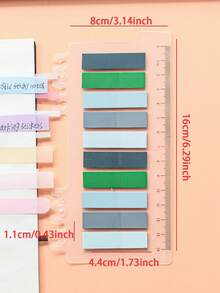 4000 قطعة إجمالي، 20 حزمة من علامات الفهرس الملونة بألوان الباستيل النيون، 200 ملصق لاصق شفاف مقاوم للماء لكل حزمة، ملصقات مذكرات للقراءة والمكتب، قابلة لإعادة الاستخدام ومقاومة للماء