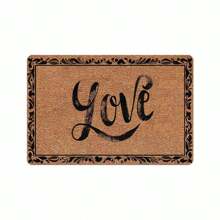Welcome Door Mats Front Door Outdoor Entry Valentine's Day Doormat Home Non Slip Doormat Indoor 16x24 Inch