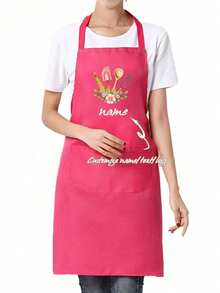 1 buah Celemek Tahan Air Kustom dengan Teks dan Foto, Celemek Dapur Kustom untuk Koki, Celemek Pelayan dengan Cetak Logo & Teks yang Dipersonalisasi, Hadiah untuk Hari Ayah, Hari Ibu, dan Hari Jadi - MultiWarna - View 5