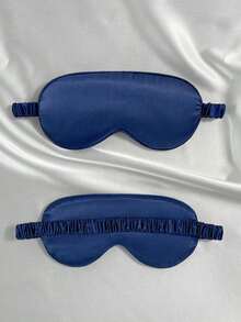 Silky Sleep Eye Mask, Blackout Elastic Travel Nap Eye Mask, Pure Mulberry Silk Sleep Eye Mask, Double-Layer Silk Filled, With Elastic Strap, Ideal Gift For Friends And Partners. Suitable For Relaxation, Travel, Insomnia And Business Trips, Thickened Eye Mask, Essential For Autumn And Winter. - Multicolor - View 17