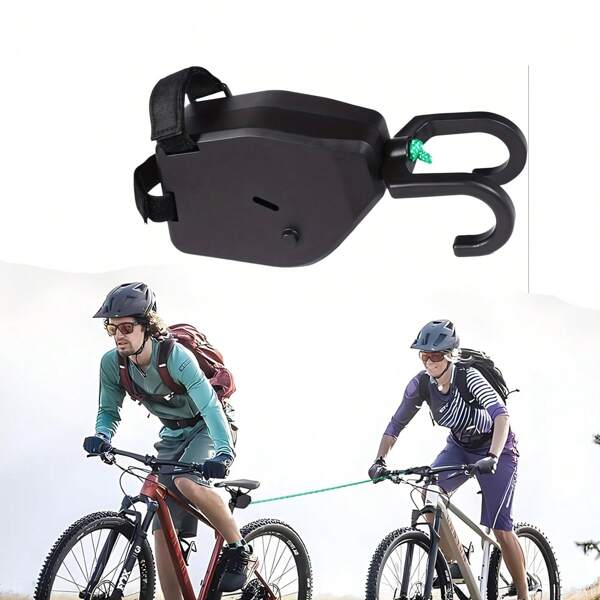 1 pièce Laisse de remorquage de vélo pour débutants, câble de remorquage de vélo rétractable, attelage de remorque, sangle de remorquage pour tout-petits/enfants, cordon élastique de vélo portatif pour l'extérieur, accessoire de cyclisme
