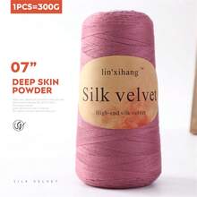 10,5 oz (300 g) #7 Fil à tricoter léger et respirant pour l'été, texture fine, professionnel pour les pulls faits main, manches courtes, qualité premium - 1 pièce - Voir 15
