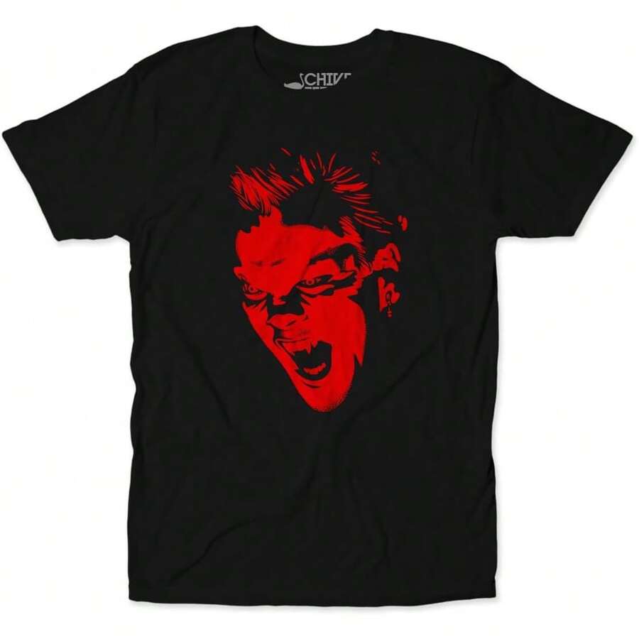 theCHIVE Los Niños Perdidos Bienvenidos a Satna Carla Camiseta Unisex de Película de los 80 - Negro - Ver 1