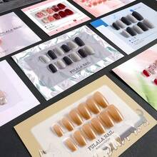 40/80/160/240pcs Customized Nail Display Cards/Nail Art Storage Cards/Nail Sample Photography Cards, 9x11cm, Suitable For Short And Long Nails, Square Cardboard, Super White Card/Faux Pearl Card Available, Printable Logo, Ins Style, High-End, Textured, Fashionable, Exquisite, Influencer Favorite, Nail Art Placement Photography Display, Nail Art Packaging Tools, Nail Art Decoration, Universal Display Cards,Back To School,School Supplies