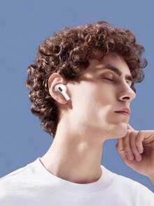 True Wireless Earbuds - Compatible With Apple And Android, Built-In Microphone, Sweat-Resistant Design, Up To 24 Hours Battery Life - White, Earphones > Wireless, Airbuds, Earbuds, Headphones