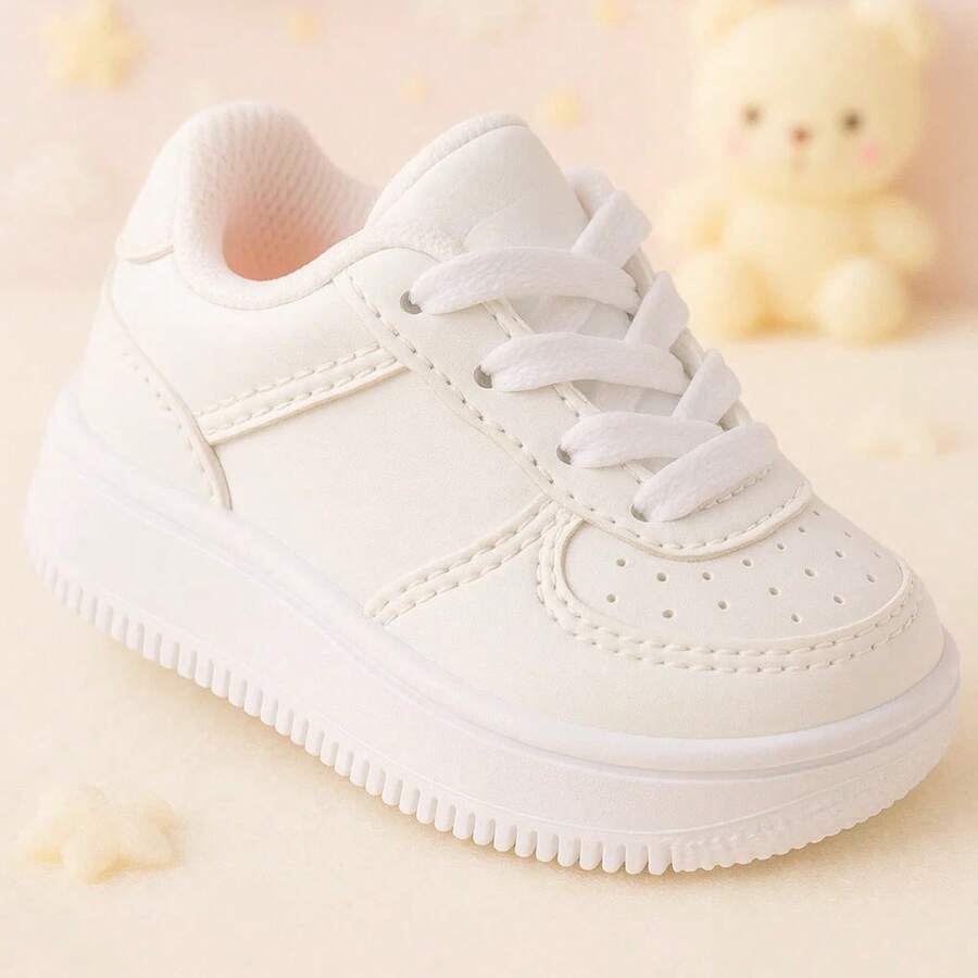 Comfortable And Safe Children's Sneakers | Sporty, Soft And Non-Slip - 18 To 34 - trắng - Xem 1