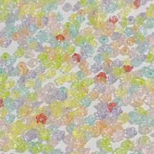 Approx. 100/200pcs Assorted Colored Lily Of The Valley Acrylic Beads, 6mm Flower Spacer Beads For DIY Jewelry Making, Bracelets, Necklaces, Earrings, Keychains, Phone Charms, Wedding Favors, Home Decor, Craft Supplies - Multicolor - View 2