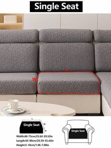 1 Stück dehnbarer Sofabezug Anti-Rutsch Komplett-Hülle für Sofarückenlehne, Alljahreszeitenuniverselle Sofabezug-Überwurf, waschbar und staubdicht, passend für Schlafzimmer, Büro, Wohnzimmer Kombination und L-förmiges Sofa