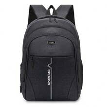 Mochila antirrobo impermeable con puerto de carga USB, mochila de viaje grande para hombres, mochila para la universidad y negocios con cerradura de huella digital, de tela Oxford, regalo perfecto para trabajo y escuela en la temporada de regreso a clases formal/de negocios - Azul - Ver 8