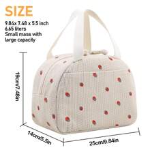 GODWOODS Insulated Black Daisy Lunch Bag For Women Men, Lunch Containers Reusable High Capacity Lunch Tote Bags For For Work Picnic Back To School School Stuff Bag For School Cooler Bag Picnic Accessories School Accessories