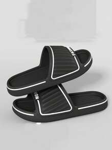 Sandali alla moda unisex, adatti per pantofole da casa, sport acquatici all'aperto, spiaggia, uso casual, ciabatte con cinturino morbido e antiscivolo, colore unito