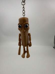 TungTungTungSahur“Brainrot”木制人物模型，灵感来自中国神话，创意新奇玩具 - 彩色 - 查看 7