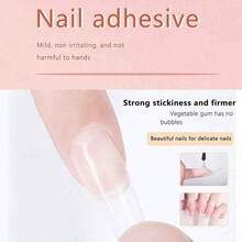 5/3/1 عبوة غراء أظافر فائق القوة، مناسب لألواح الأظافر والأظافر الاكريليك والأظافر المضغوطة، غراء أظافر، غراء أظافر بالفرشاة، مناسب للأظافر المضغوطة، طويل الأمد ومتين، قابل للتطبيق على الأظافر الاكريليك والأظافر الصناعية وغراء الأظافر الجيلية - متعدد الألوان - مشاهدة 7