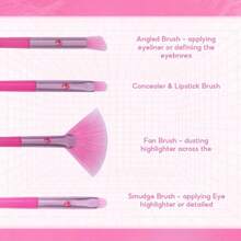 Miniso Bộ cọ trang điểm Barbie Collection 8 món, lông mềm chất lượng cao, lý tưởng cho những người đam mê trang điểm, làm quà tặng và sử dụng chuyên nghiệp (1 CÁI) - Nhiều màu - Xem 6