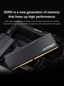 JUHOR DDR5 16GB 6000MHz 6400MHz Memória RAM de Alto Desempenho para Desktop
