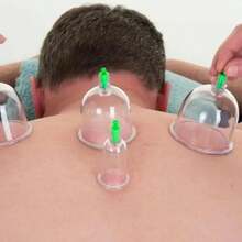 7pcs Set Vacuum Suction Cup Set: Suction Gun, Suction Cup, Back Massage Can, Traditional Chinese Cupping Can - Non-Alcoholic, No Battery