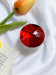 1 suport de telefon cu prindere din stras cu pietre prețioase în culorile bomboanelor, suport portabil pentru birou, suport reglabil pentru telefon cu pernă de aer, compatibil cu iPhone, telefon Android, cadou pentru ziua de naștere, familie, prieteni, prindere de telefon cu prindere prin tragere, accesorii pentru telefon