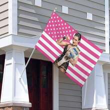 1 Pc Single-Sided Printing Rhea Ripley Wwe Personalized Items Funny Flags For Bedrooms Outdoor Decors Custom Flag On The Wall - Black - View 3