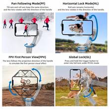 AXNEN 3-Axis Foldable Smartphone Handheld Gimbal Stabilizer For Vlog Video Recording - Grey - View 7