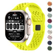 Cinturino in silicone compatibile con da 42mm, 46mm, 45mm, 44mm, 49mm, braccialetto compatibile con cinturino Serie 10, 9, 8, 7, 6, 5, 3, SE, Ultra