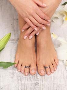 Milacolato Open Toe Rings Set For Women Girls Silver Simple Adjustable Knuckle Ring Foot Jewelry - Silver - View 6