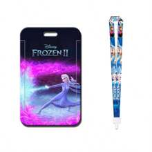 1pc Anime Frozen Princess Series Card Holder For Bus Pass Student ID Campus Card Access Card Badge Lanyard Back To School Student Supplies For Women Wallet Mini Wallet Purse Wallet School Supplies Card Wallet