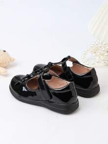 Versatile Bow Accent Girls/Students Flats, Suitable For Spring/Summer - Black - View 5