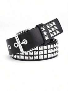 1 szt. unisexowy nit punkowy styl przystojny uliczny codzienny pasek do noszenia na lato, do szkoły, na jesień, na Halloween