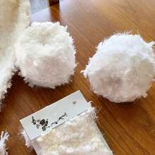 独特彩色专业纱线，50g，混色蓬松新型纱线，尼龙和涤纶混纺，适用于 DIY 围巾、帽子、包包、钩针纱线、柔软手工线，适合制作节日礼物 - 彩色 - 查看 11