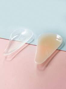 Plus Size Teardrop Shaped Lightweight Private Part Cover, Invisible Silicone Anti-Flashing Sticker, Summer Transparent Anti-Crotch Lifting