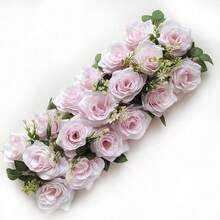 Artificial Flower Wall, Aisle Decor, Arch Decor For Wedding Ceremony - Multicolor - View 3