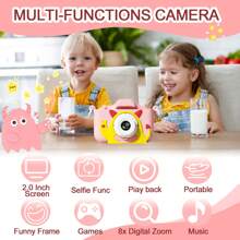 Kids' Camera Toy With Funny Monster Silicone Case, Cute Cartoon Design, Perfect Surprise Gift For Boys & Girls Ages 3-12