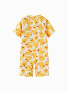 Balabala Đồ bơi một mảnh cho trẻ em bé trai bé gái chống nắng cho trẻ em chống clo - tông màu vàng - Xem 5