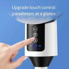 Ventilador de pedestal con giro 360, Ventilador de giro vertical y horizontal con control remoto - Tipo de Enchufe A USA (110-127V) - Ver 5