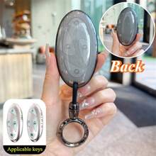 1pc TPU Smart Key Fob Cover, Fit For Ioniq 6, Grandeur GN7, KONA 2023-2024 Keyless Entry Vehicles Accessories