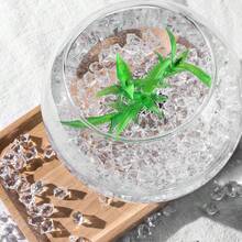 DomeStar 550PCS Pink Vase Fillers, Acrylic Fake Crushed Ice Rocks Pink Gems Crystals Plastic Diamonds For Vase Fillers Centerpiece Fish Tank Table Scatter Photography Props Display Decoration - Clear - View 5