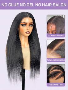 头发 Oq 头发 Oq 无胶假发 Wear Go 无胶假发 Wear And Go 无胶假发 Oq 蕾丝前假发 Kinky Straight 9x6 透明蕾丝 Oq 假发 Oq 真人发质假发 180% 密度 16-28 英寸预剪预拔蕾丝前假发 预漂白小结 时尚假发 维多利亚的秘密 未加工真人发质 节日必备发饰 自然发际线 顶级品质时尚女士礼品 - SNatural - 查看 5