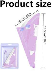 30/20/10pcs Portable Disposable Female Urine Funnel With Compact Foldable Design - Disposable F - Multicolor - View 3