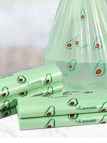 50个加厚垃圾袋塑料垃圾袋一次性背心袋购物袋手提袋包装袋水果袋礼品袋厨房垃圾袋耐用防漏防刺穿防撕裂承重强垃圾袋