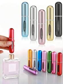 1 件/5 件便携式香水旅行可填充瓶，5 毫升旅行装雾化器分配器，口袋钱包香水随身容器，旅行喷雾瓶（颜色款式随机） - 彩色 - 查看 12