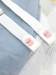 1pc Cartoon Elastic Invisible Belt, Stretchable Seamless Waist Belt, Adjustable Waist Belt For Jeans, Includes Belt Connector Buckle - Multicolor - View 8