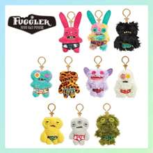 Spin Master Fuggler Funny Ugly Monster Key Rings Official Genuine 5 Inch Soft Plush Keychains Collectible Cute Toy Funny Bag Pendant Doll Holiday Birthday Gift For Kids And Collectors