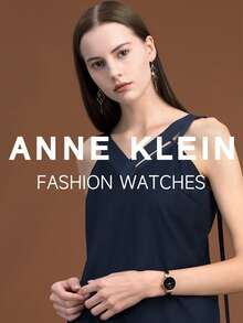 Anne Klein Women's Gold And Black Quartz Bracelet Watch With Rhinestone Dial Elegant Casual Bangle Gift Watch For Ladies,AK/1980BKGB - Black - View 2