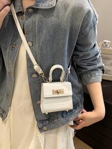 CHICWIND 小众设计高品质单肩包/斜挎包/手提包，女士方形手提包，2025年新款 - 彩色 - 查看 5