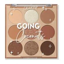 Paleta de sombras de ojos Colourpop Going Coconuts, paleta de sombras de ojos neutras de tonos frescos con acabados ultravelvetino y sedosos, maquillaje de ojos de alta pigmentación con fórmula de larga duración, 0.3 Oz
