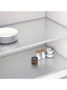 1 rouleau d'autocollant de cuisine imperméable et résistant à l'huile - autocollant, résistant à la chaleur, pour le doublage des tiroirs et des dossiers de cuisine, avec motif à carreaux, pour la rénovation de la maison, le doublage de la crédence de cuisine Doublure à motif à carreaux Tapis de tiroir Panneaux muraux décoratifs de l'évier Papier peint Décoration d'intérieur Chambre à coucher