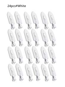 4/12/20/24/48pcs No Bend Hair Clips, Creaseless Duckbill Alligator Clips For Hairstyling, Makeup, Salon, DIY Crafts - Sectioning, Waves, Bangs, Gift Set(Black/Pink/White)