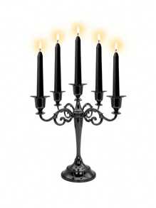 1pc/3pcs Alloy Candelabra Metal 5-Arms/3 Arms Candle Holders Home Wedding Ornament Candlesticks Event Candle Stand Table Centerpiece, Home Decoration