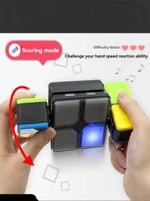 Cubo de Rubik infinito Flip Stereo 3D transformable, juguete educativo electrónico interactivo de puzle musical, gran regalo para Regreso a clases, Graduación, Temporada de Fiestas, para niños/niños/niñas
