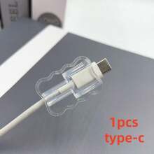 1pc/5Pcs/10Pcs ABS Resin Cable Sleeves: Protect Your Cables From Breakage And Disconnection(Select The Specification According To The Type Of Your Data Cable)
